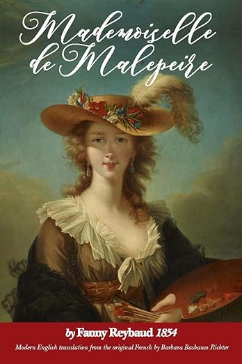 Woman in historical dress holding artist's palette